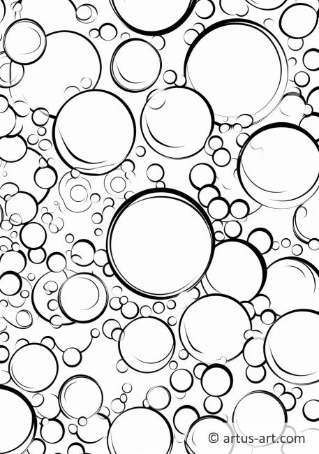Citronläsk Bubblor Målarbild